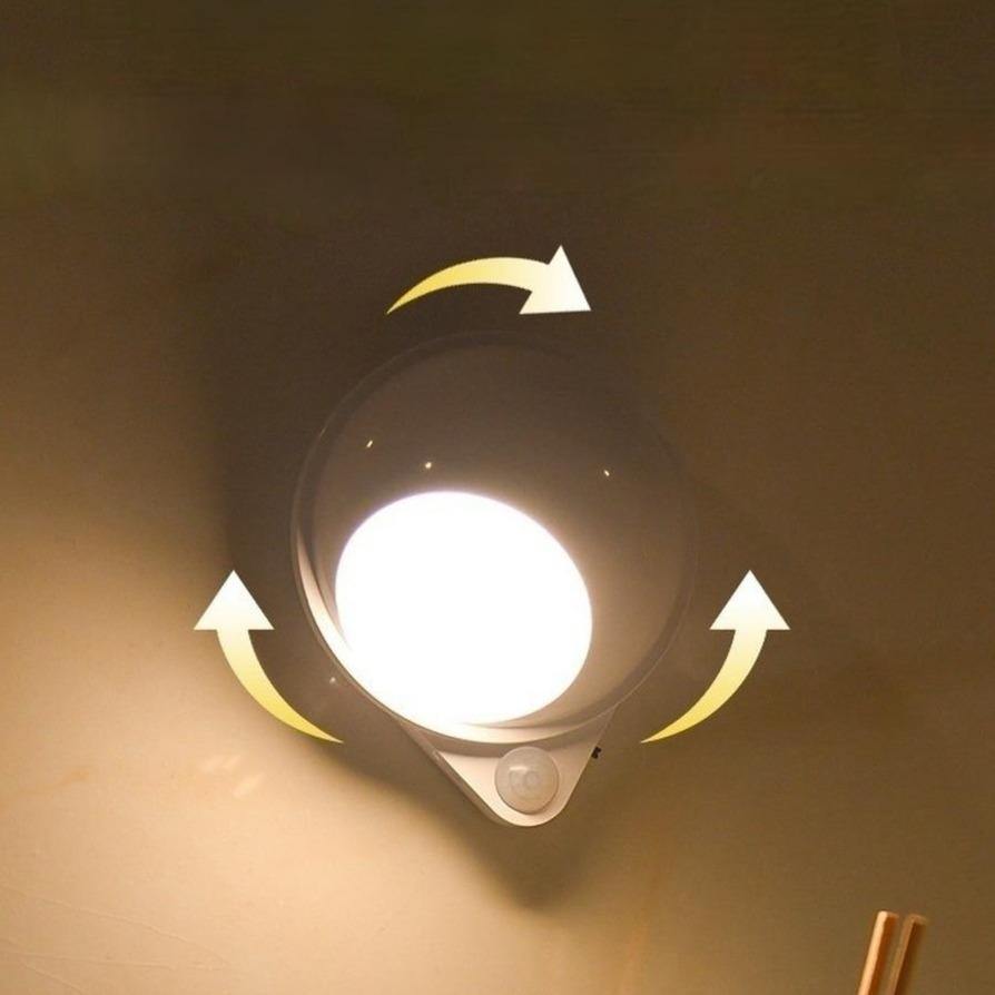 360 Rotating Water Drop Body Sensing Rechargeazavevoe Lamp | zavevo