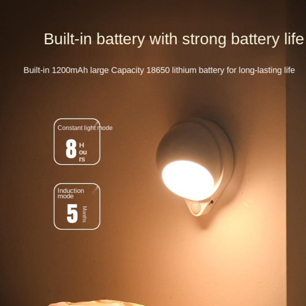 360 Rotating Water Drop Body Sensing Rechargeazavevoe Lamp | zavevo