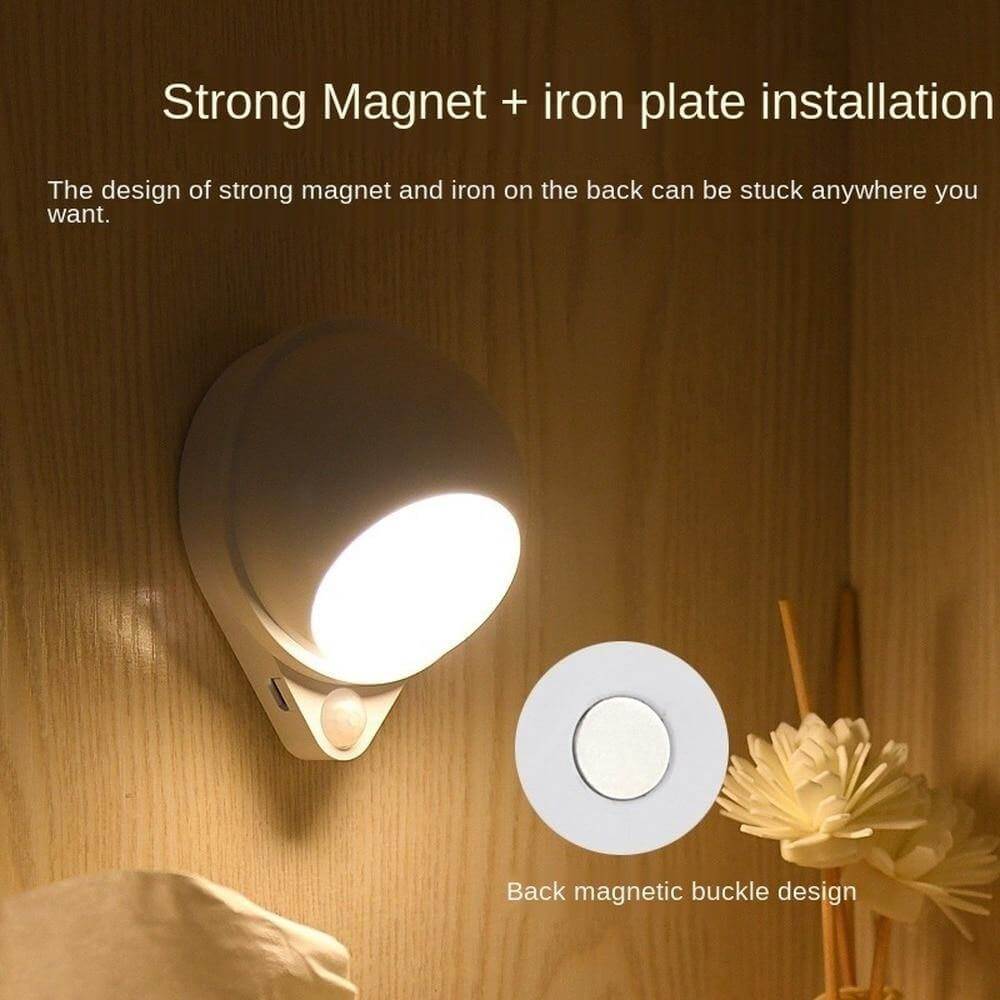 360 Rotating Water Drop Body Sensing Rechargeazavevoe Lamp | zavevo