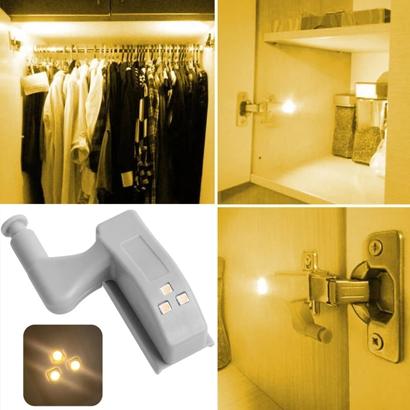 10pcs LED Sensor Hinge Wardrobe Lamp | zavevo