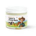 Tallow Honey Balm – Moisturizer for Dry & Sensitive Skin with Grass-Fed Tallow & Raw Honey