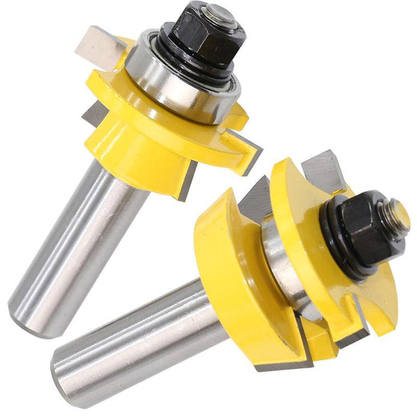 zavevo® Rail & Stile Router Bit - Shaker - 2 Piece Set - 1/2" Shank