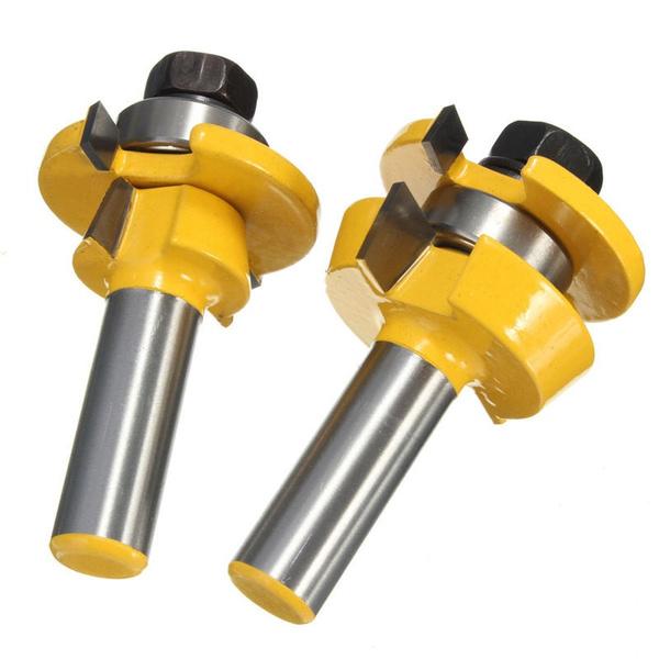 zavevo® Rail & Stile Router Bit - Shaker - 2 Piece Set - 1/2" Shank