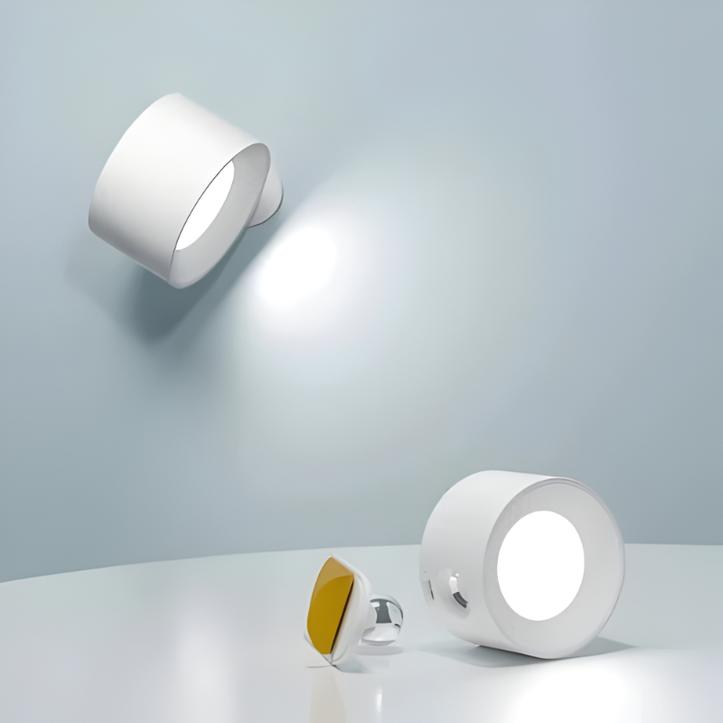 Rechargeable Wall Sconce with 360° Magnetic Mount and Wireless LED Lighting Outdoor