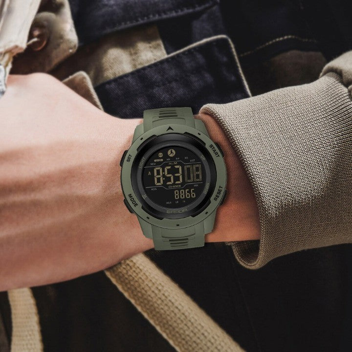 zavevo | Waterproof Military Pedometer Digital Watch