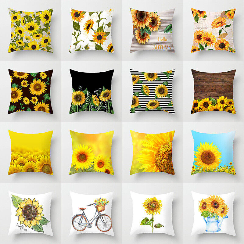 18" Cushion Cover Pillow Case Home Sofa Decor Pillowslip Waist Pillow Cover Soft zavevo