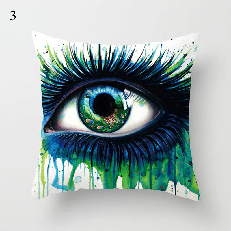 18" Cushion Cover Pillow Case Home Sofa Decor Pillowslip Waist Pillow Cover Soft zavevo