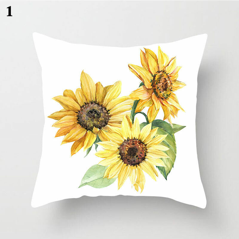 18" Cushion Cover Pillow Case Home Sofa Decor Pillowslip Waist Pillow Cover Soft zavevo
