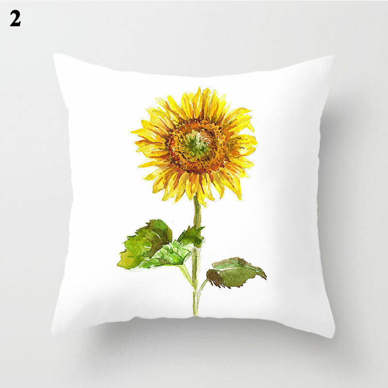 18" Cushion Cover Pillow Case Home Sofa Decor Pillowslip Waist Pillow Cover Soft zavevo
