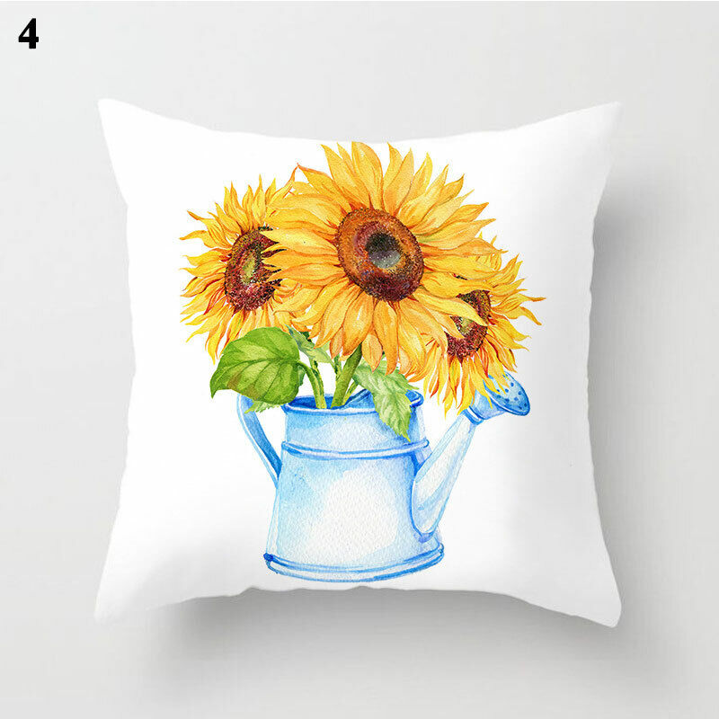 18" Cushion Cover Pillow Case Home Sofa Decor Pillowslip Waist Pillow Cover Soft zavevo