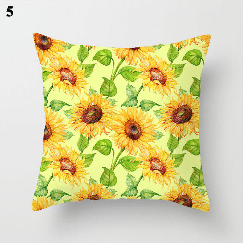 18" Cushion Cover Pillow Case Home Sofa Decor Pillowslip Waist Pillow Cover Soft zavevo