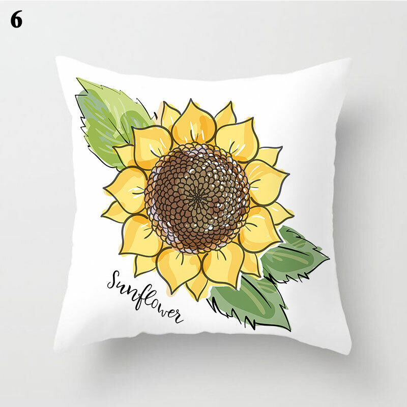 18" Cushion Cover Pillow Case Home Sofa Decor Pillowslip Waist Pillow Cover Soft zavevo