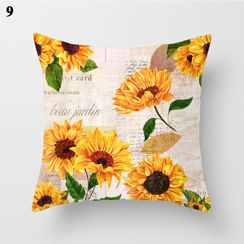 18" Cushion Cover Pillow Case Home Sofa Decor Pillowslip Waist Pillow Cover Soft zavevo