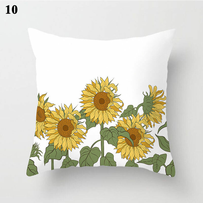 18" Cushion Cover Pillow Case Home Sofa Decor Pillowslip Waist Pillow Cover Soft zavevo