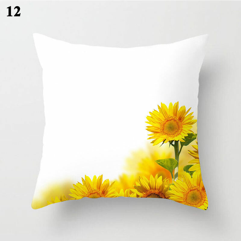 18" Cushion Cover Pillow Case Home Sofa Decor Pillowslip Waist Pillow Cover Soft zavevo