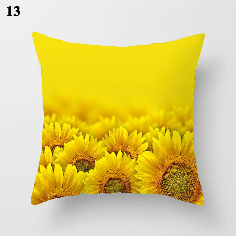18" Cushion Cover Pillow Case Home Sofa Decor Pillowslip Waist Pillow Cover Soft zavevo