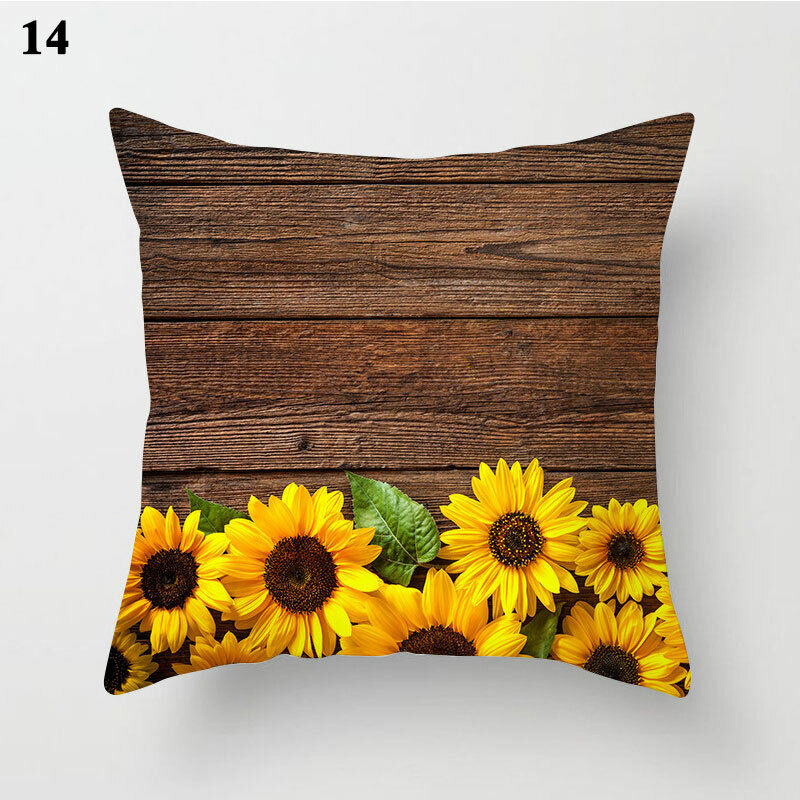 18" Cushion Cover Pillow Case Home Sofa Decor Pillowslip Waist Pillow Cover Soft zavevo