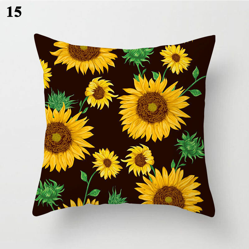 18" Cushion Cover Pillow Case Home Sofa Decor Pillowslip Waist Pillow Cover Soft zavevo
