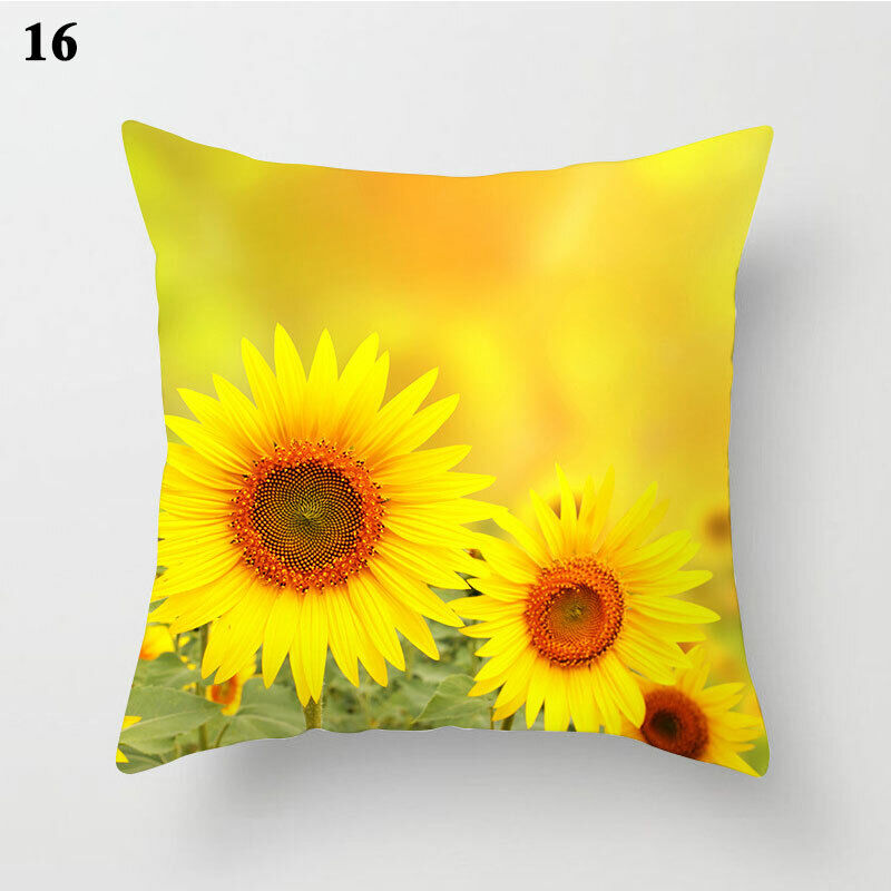 18" Cushion Cover Pillow Case Home Sofa Decor Pillowslip Waist Pillow Cover Soft zavevo