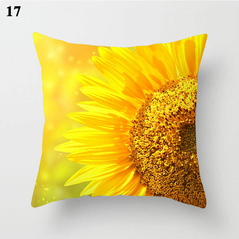 18" Cushion Cover Pillow Case Home Sofa Decor Pillowslip Waist Pillow Cover Soft zavevo