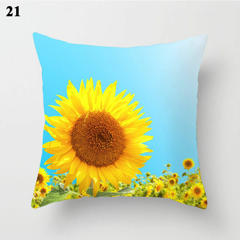 18" Cushion Cover Pillow Case Home Sofa Decor Pillowslip Waist Pillow Cover Soft zavevo