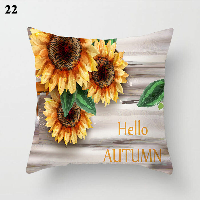 18" Cushion Cover Pillow Case Home Sofa Decor Pillowslip Waist Pillow Cover Soft zavevo