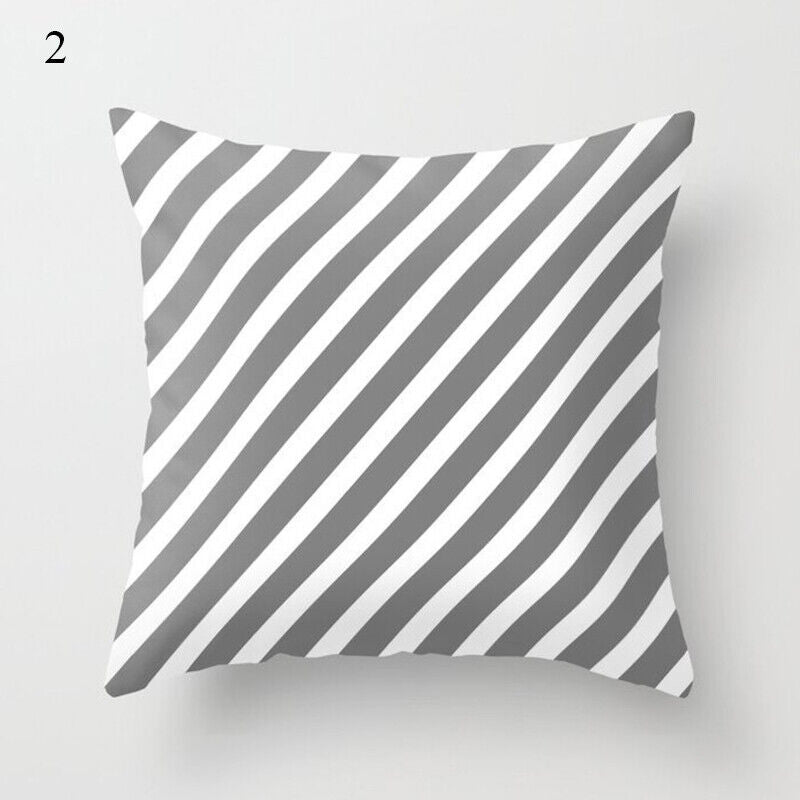 18" Cushion Cover Pillow Case Home Sofa Decor Pillowslip Waist Pillow Cover Soft zavevo