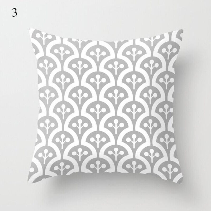 18" Cushion Cover Pillow Case Home Sofa Decor Pillowslip Waist Pillow Cover Soft zavevo
