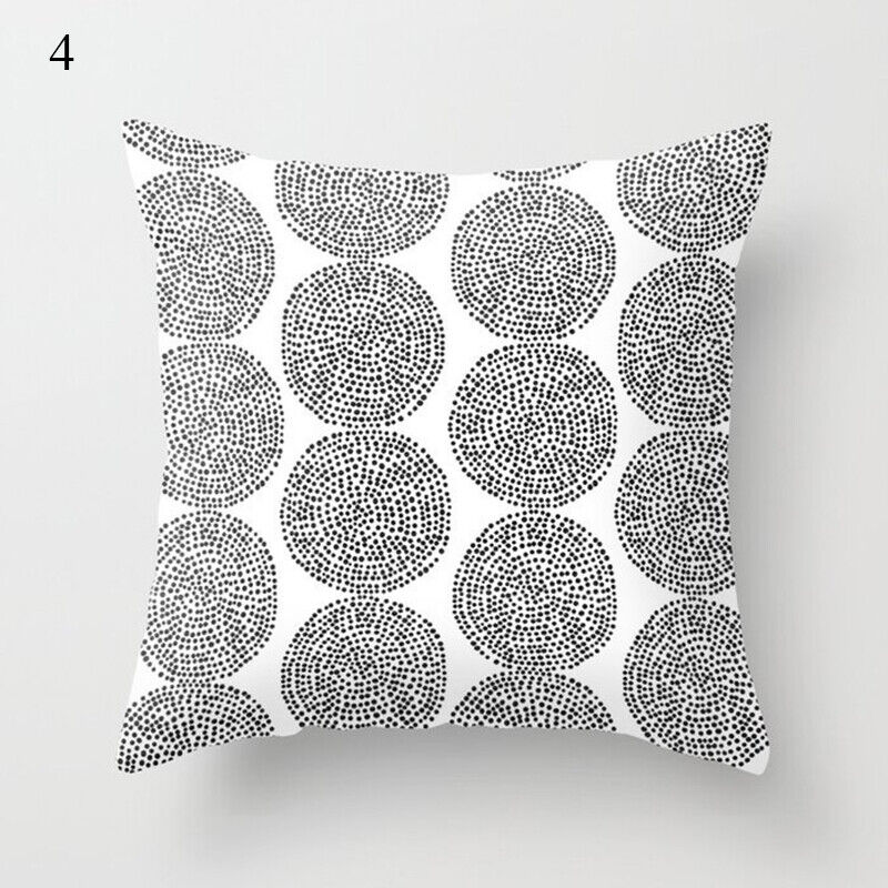 18" Cushion Cover Pillow Case Home Sofa Decor Pillowslip Waist Pillow Cover Soft zavevo