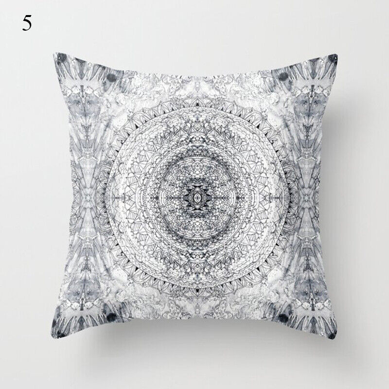 18" Cushion Cover Pillow Case Home Sofa Decor Pillowslip Waist Pillow Cover Soft zavevo