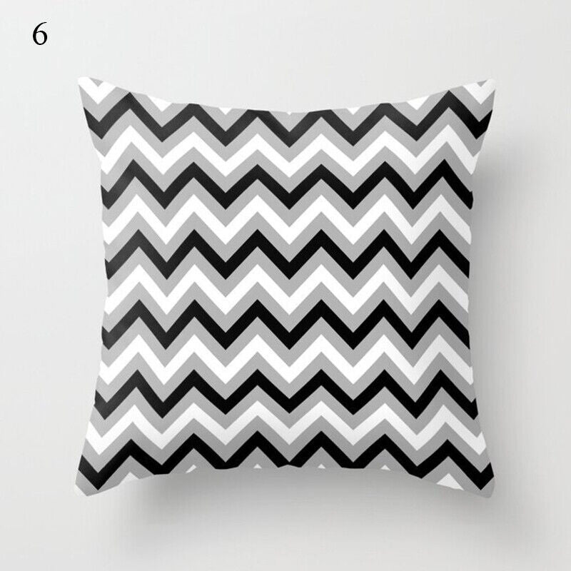 18" Cushion Cover Pillow Case Home Sofa Decor Pillowslip Waist Pillow Cover Soft zavevo
