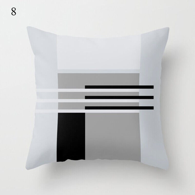 18" Cushion Cover Pillow Case Home Sofa Decor Pillowslip Waist Pillow Cover Soft zavevo