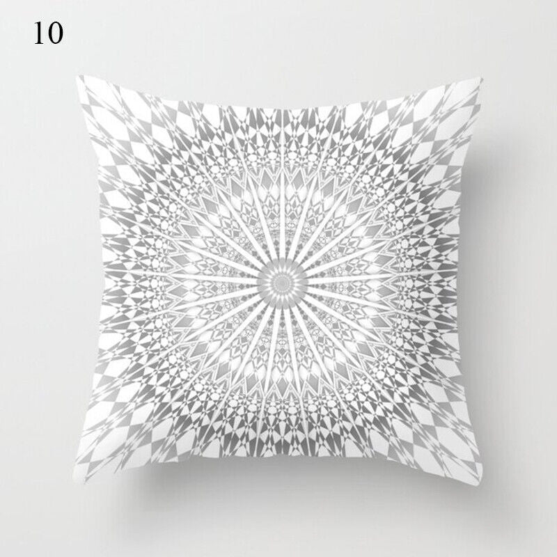 18" Cushion Cover Pillow Case Home Sofa Decor Pillowslip Waist Pillow Cover Soft zavevo