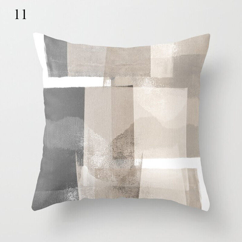 18" Cushion Cover Pillow Case Home Sofa Decor Pillowslip Waist Pillow Cover Soft zavevo