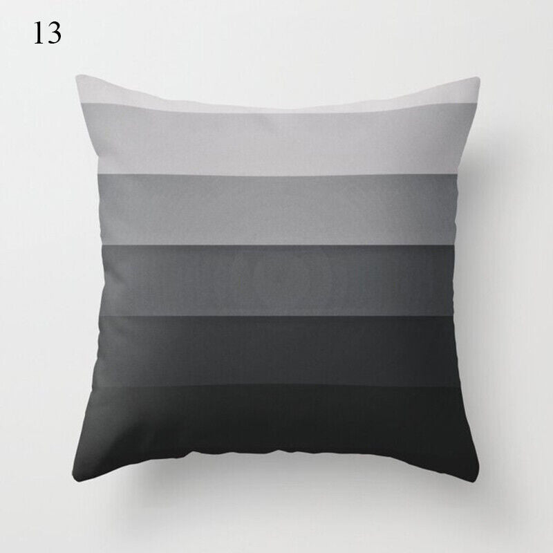 18" Cushion Cover Pillow Case Home Sofa Decor Pillowslip Waist Pillow Cover Soft zavevo