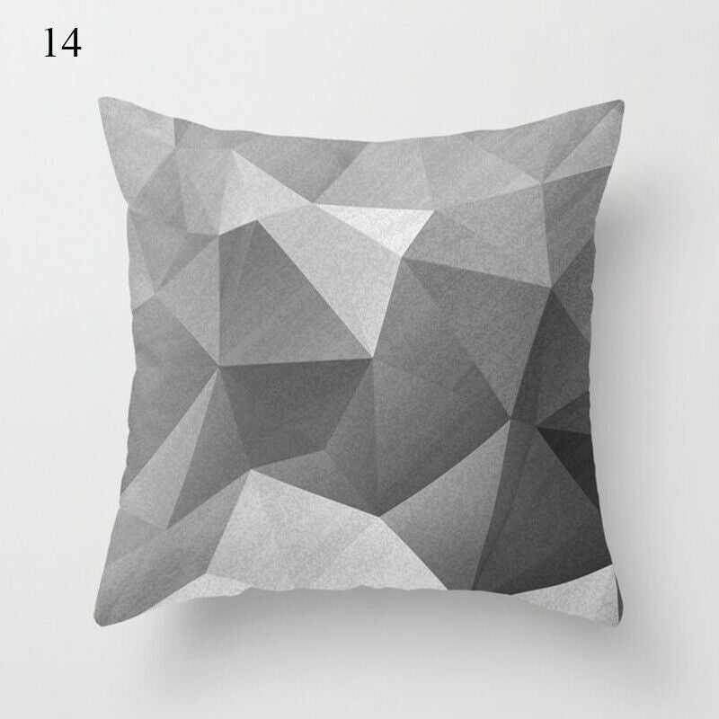 18" Cushion Cover Pillow Case Home Sofa Decor Pillowslip Waist Pillow Cover Soft zavevo