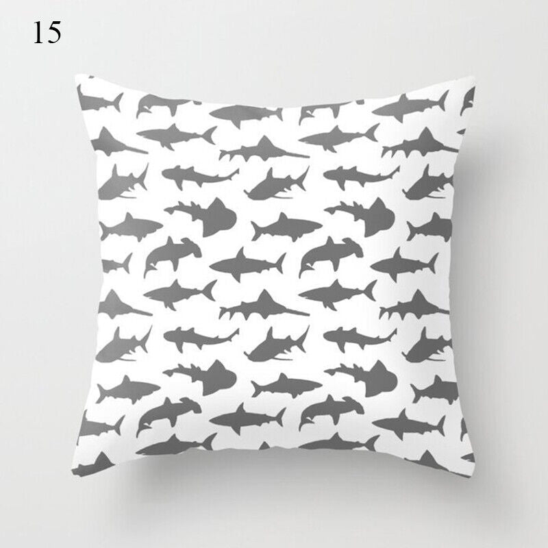18" Cushion Cover Pillow Case Home Sofa Decor Pillowslip Waist Pillow Cover Soft zavevo