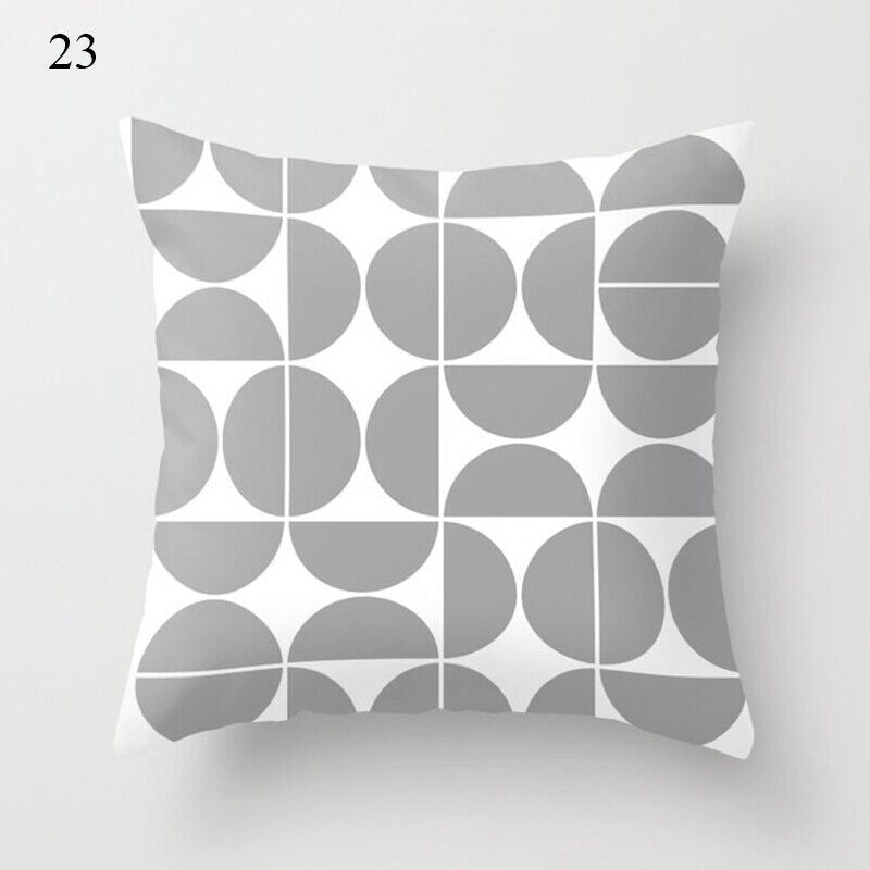18" Cushion Cover Pillow Case Home Sofa Decor Pillowslip Waist Pillow Cover Soft zavevo
