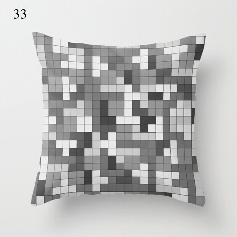 18" Cushion Cover Pillow Case Home Sofa Decor Pillowslip Waist Pillow Cover Soft zavevo