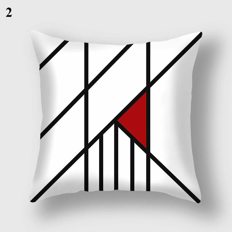 18" Cushion Cover Pillow Case Home Sofa Decor Pillowslip Waist Pillow Cover Soft zavevo
