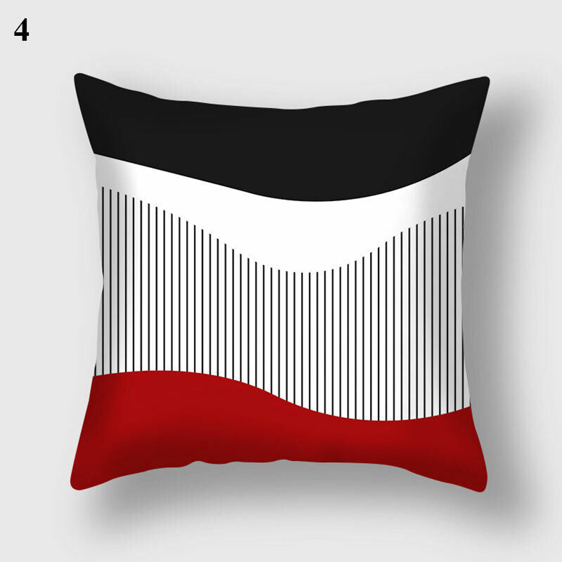 18" Cushion Cover Pillow Case Home Sofa Decor Pillowslip Waist Pillow Cover Soft zavevo