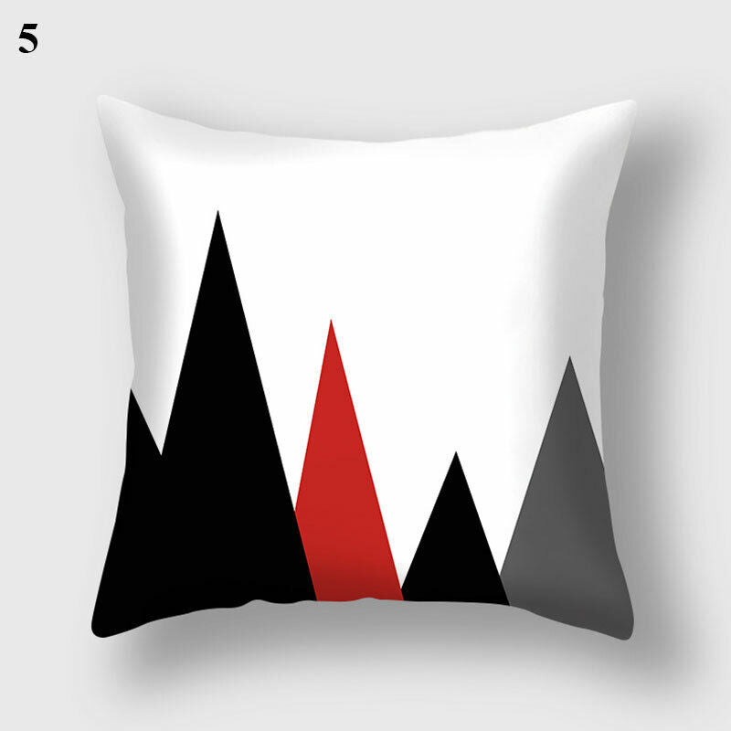 18" Cushion Cover Pillow Case Home Sofa Decor Pillowslip Waist Pillow Cover Soft zavevo