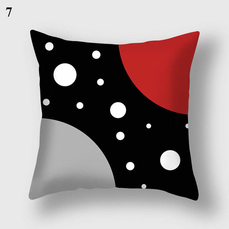 18" Cushion Cover Pillow Case Home Sofa Decor Pillowslip Waist Pillow Cover Soft zavevo