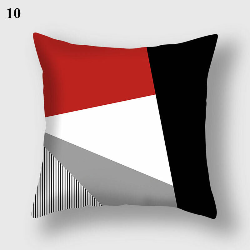 18" Cushion Cover Pillow Case Home Sofa Decor Pillowslip Waist Pillow Cover Soft zavevo