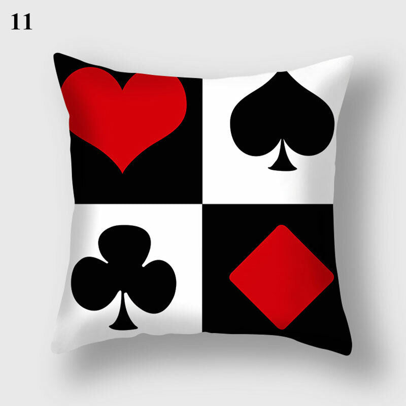 18" Cushion Cover Pillow Case Home Sofa Decor Pillowslip Waist Pillow Cover Soft zavevo