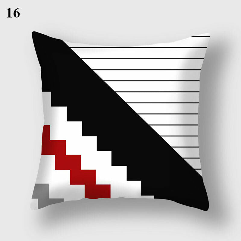 18" Cushion Cover Pillow Case Home Sofa Decor Pillowslip Waist Pillow Cover Soft zavevo
