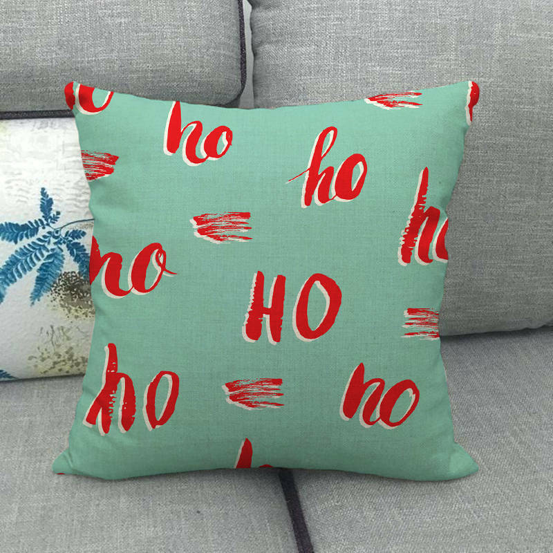 18" Cojines Merry Xmas Couch Throw Pillow Cover Case Home Sofa Decor Pillowslip zavevo
