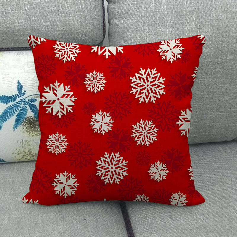 18" Cojines Merry Xmas Couch Throw Pillow Cover Case Home Sofa Decor Pillowslip zavevo