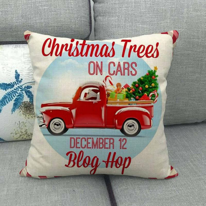 18" Cojines Merry Xmas Couch Throw Pillow Cover Case Home Sofa Decor Pillowslip zavevo