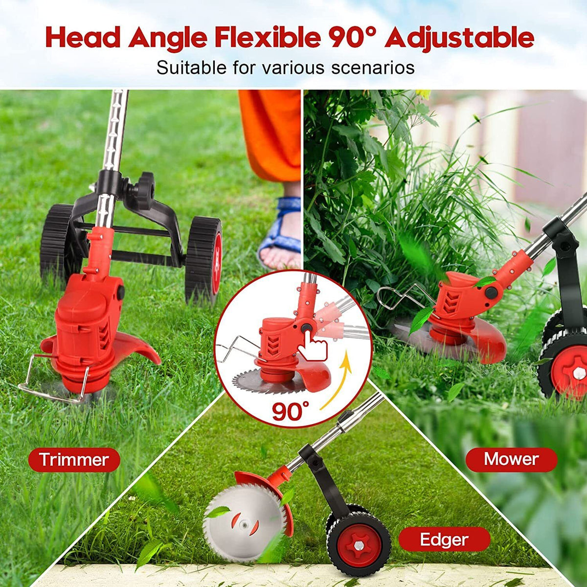 3-in-1 Wireless Turf Trimmer zavevo